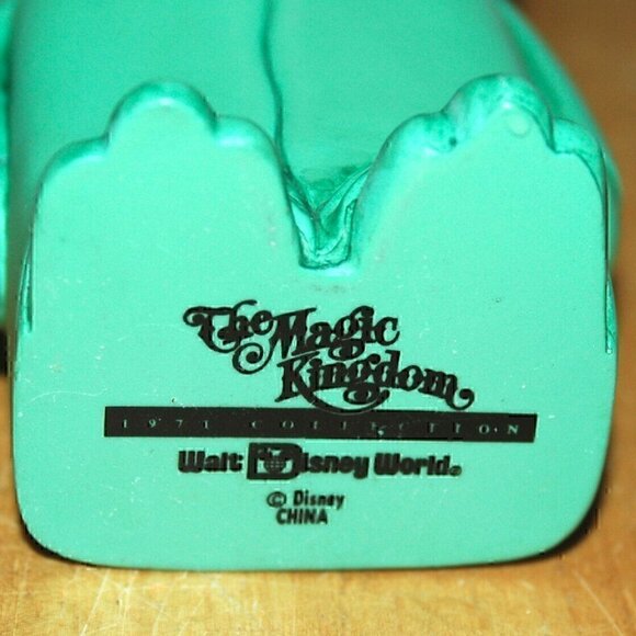 Rare Walt Disney Bobblehead Old Green Man 5" Ceramic Figurine 1971 One-of-a-Kind - Picture 8 of 12